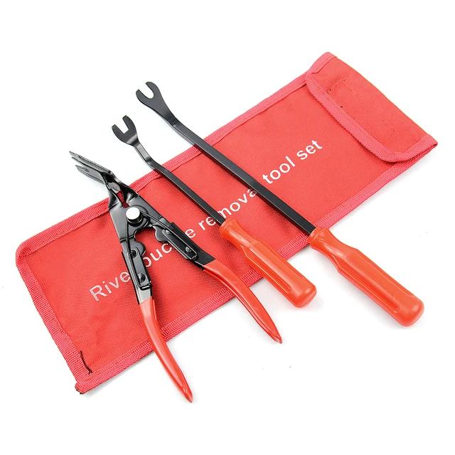 3 Pcs Clip Pliers Set Remover Tool Auto Trim Fastener Remover Car Door  Panel Dashboard Repair Kit Car Pry Tool Kit - AliExpress