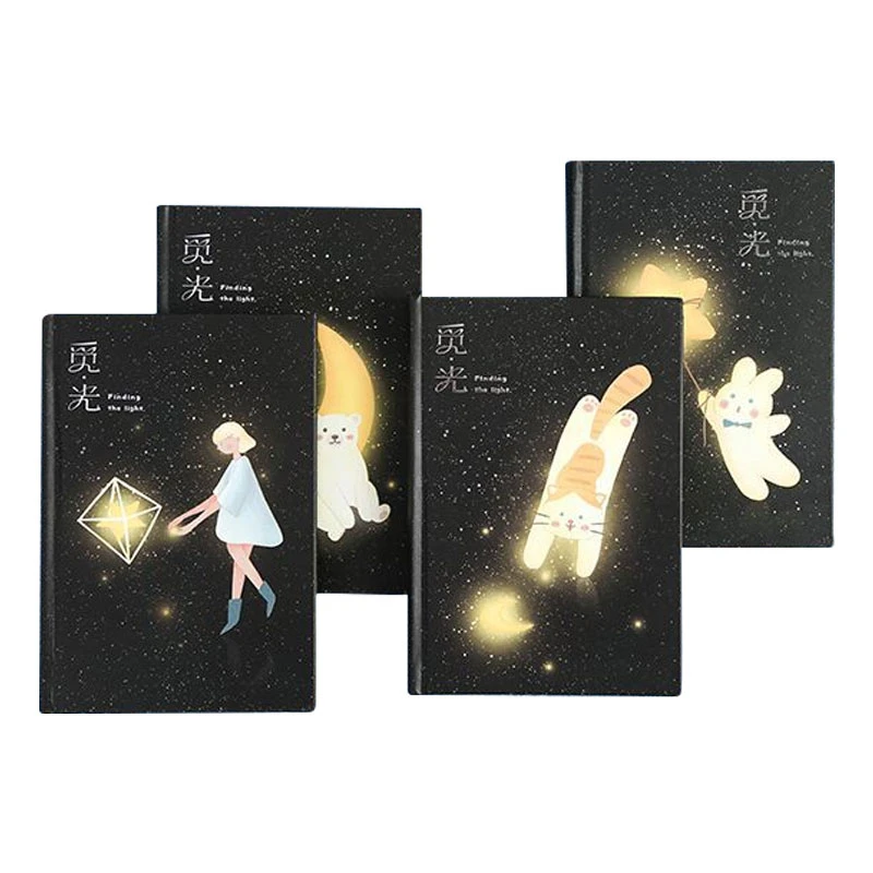 

Luminous Dream Fantasy A5 Cute Literary Cartoon Simple Creative Coloring Page Notebook Notebook