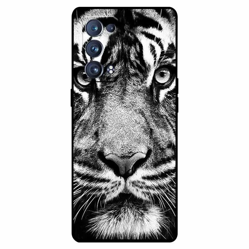 Shockproof Soft Silicone TPU Back Cover for Oppo Reno 6 Pro 5G - Cute and Durable