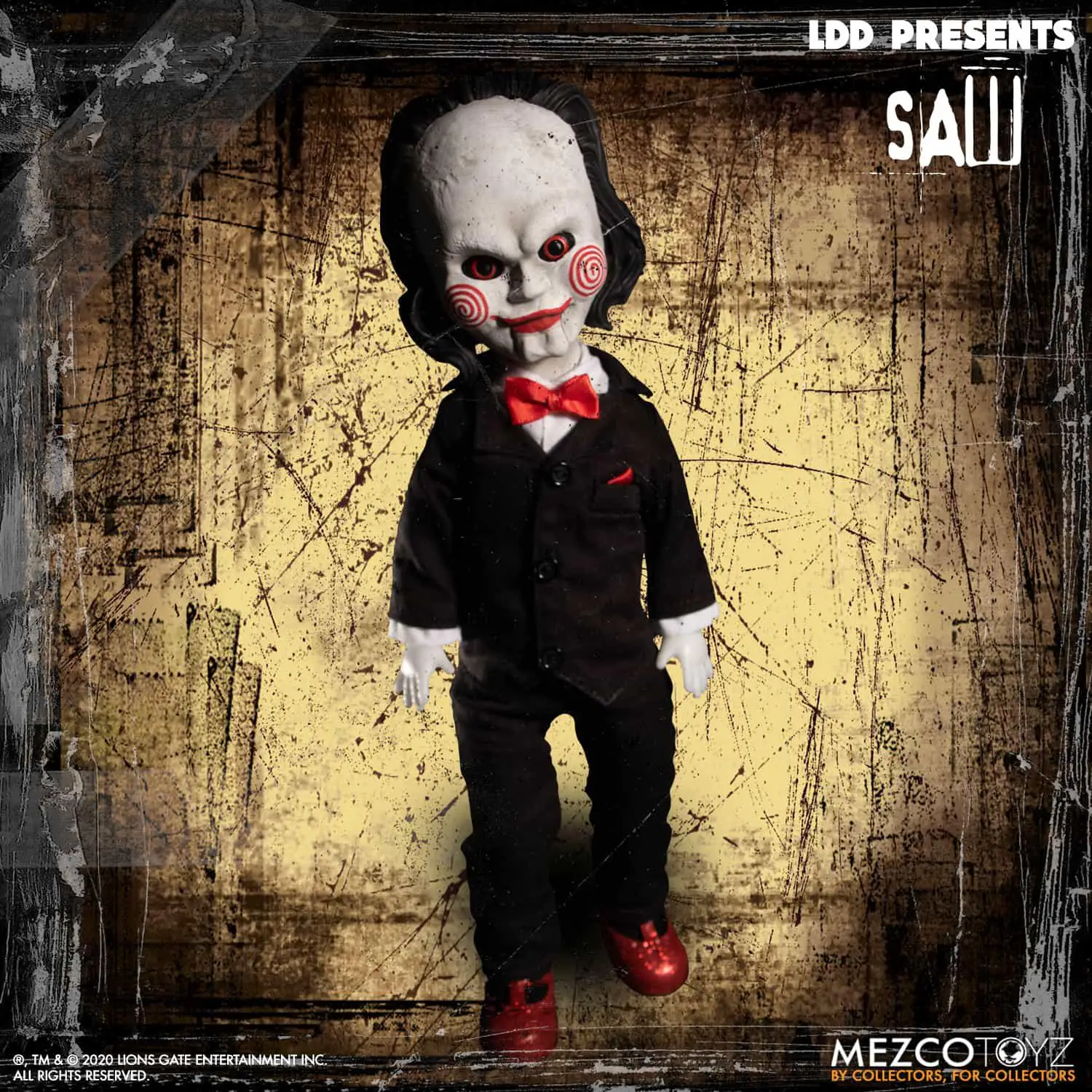 MEZCO 99620 Saw Saw Billy Living Dead Doll 10 inches movable MINT