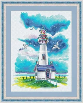 

GG Rabbit and fox with love cross stitch kit Animal cotton thread Love lock canvas stitching embroidery DIY Fairy Lighthouse