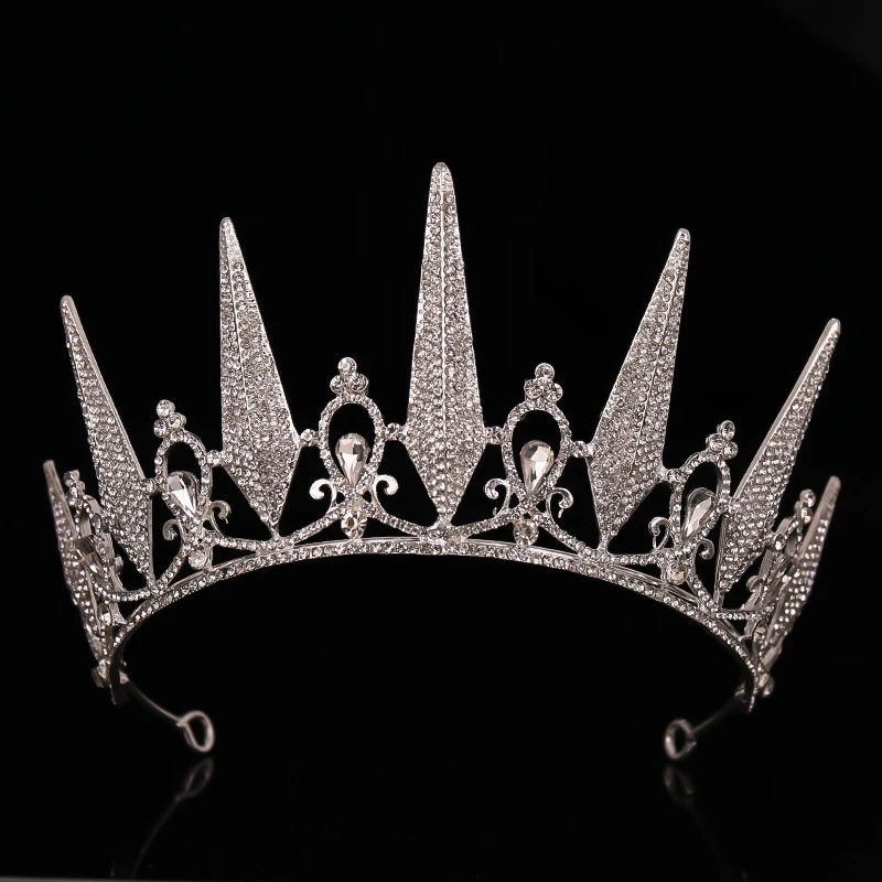 Questran Kristallkrone Silber - Strahlende Prinzessinnen-Tiara Für Hochzeit & Feiern