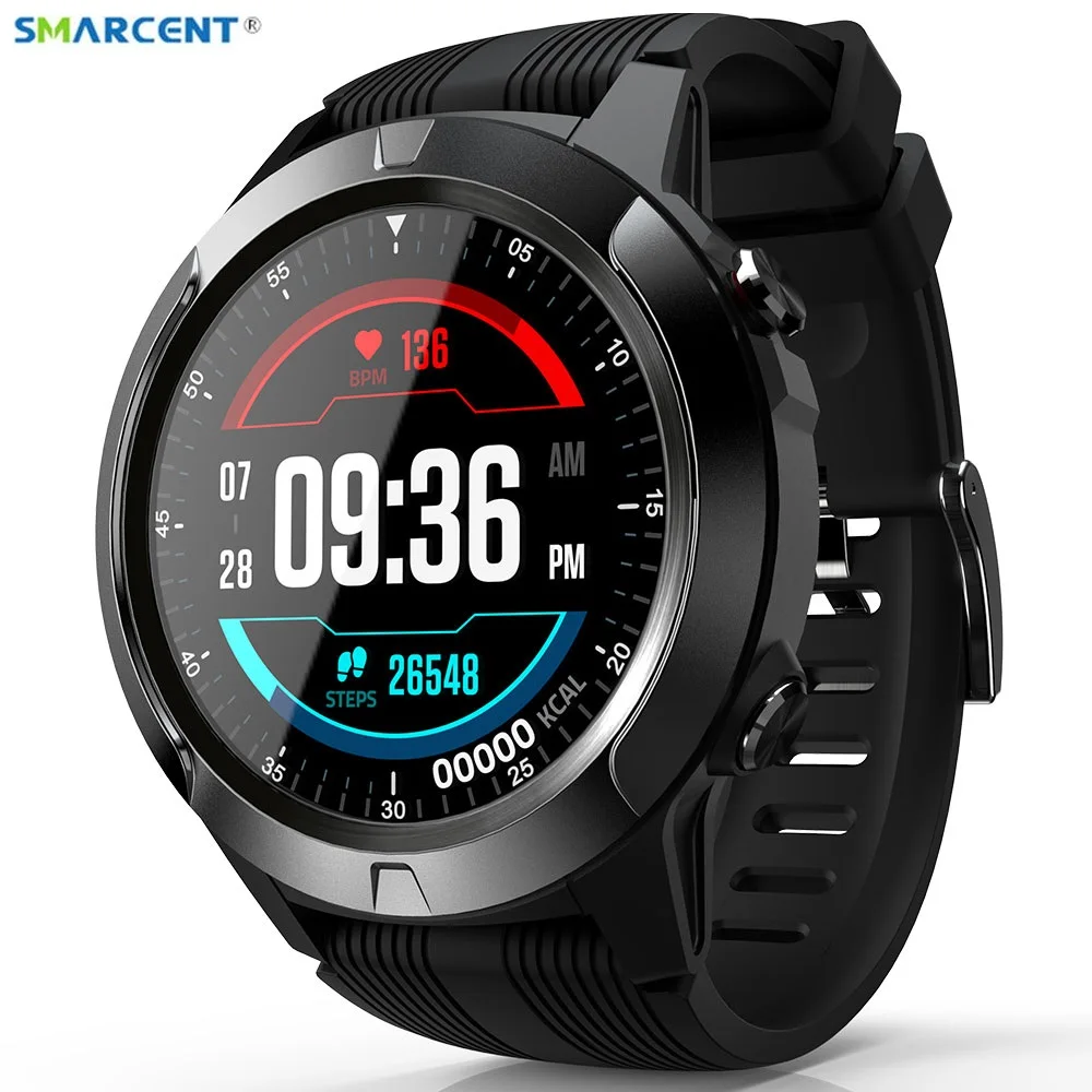 

Smart watch Men Support SIM Card Bluetooth Call Heart Rate Pedometer Sport Mode GPS Smartwatch For Android ios