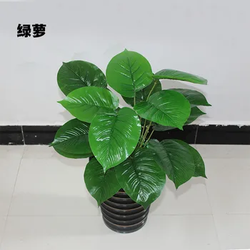 

Leather Batch Artificial Plant Tree Plastic Flowers Balcony Placed Floor Pot Pothos Small Bonsai Engineering Landscaping Materia