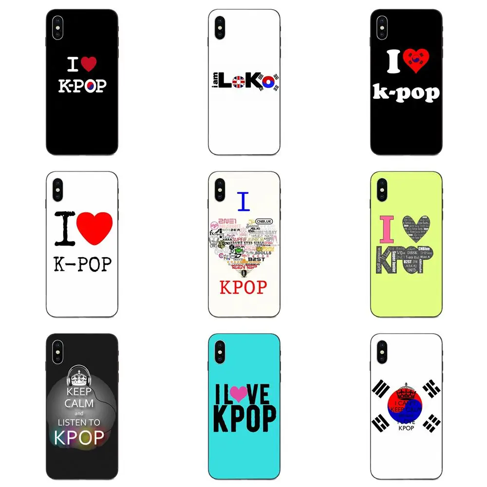 

I Love Kpop Soft Capa Case For Huawei Y3 Y5 II Y6 Y7 Y9 nova 2 Plus 2S 3i 4 4e Lite Plus Prime 2017 2018 2019