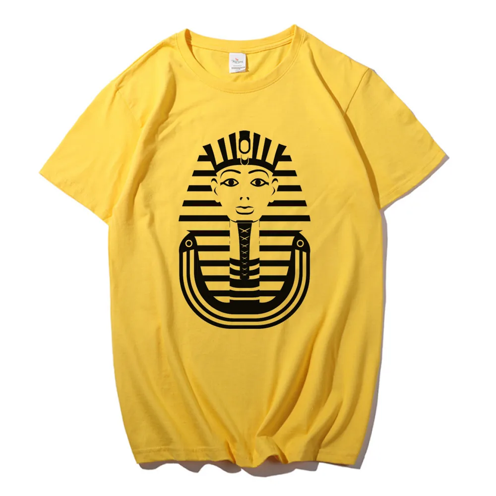 

Vintage Egyptian Print Men's T-shirt Fashion Short Sleeve Unisex t-shirt Casual 100% Cotton menfolk Tshirt Funny top