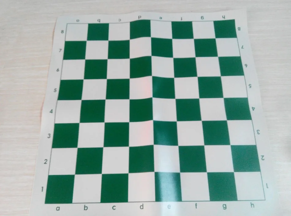 34.5cm 42cm 51cm Chess Board Chess Games PVC Rubber Chessboard Without Pieces Chessman Travel Game board game
