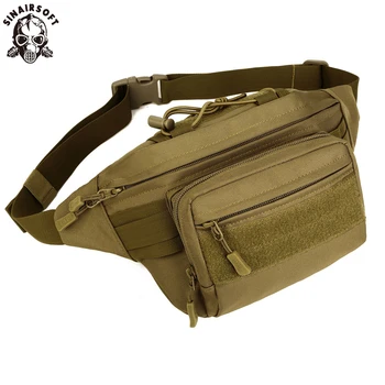 

SINAIRSOFT Outdoor Tactical Multifunction Waist Pack Military Combat Camping Sport Hunting Bag Waterproof Athletic Chest Bags