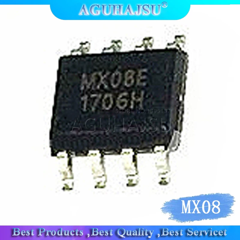 10 шт. чип драйвера двигателя постоянного тока MX08E MX08 Patch SOP 8 Интегральные схемы  | Отзывы и видеообзор