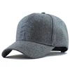 2022 Winter Dad Warm Felt Hats Big Head Man Wool Cap Male Plus Size Baseball Caps 56-62cm 62-68cm ► Photo 1/6