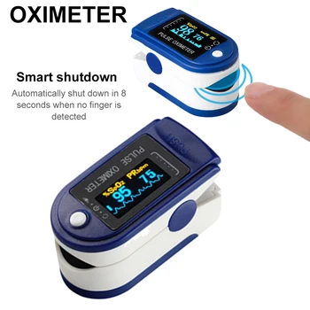 

Portable Finger Oximeter Fingertip Pulsoximeter Medical With Sleep Monitor