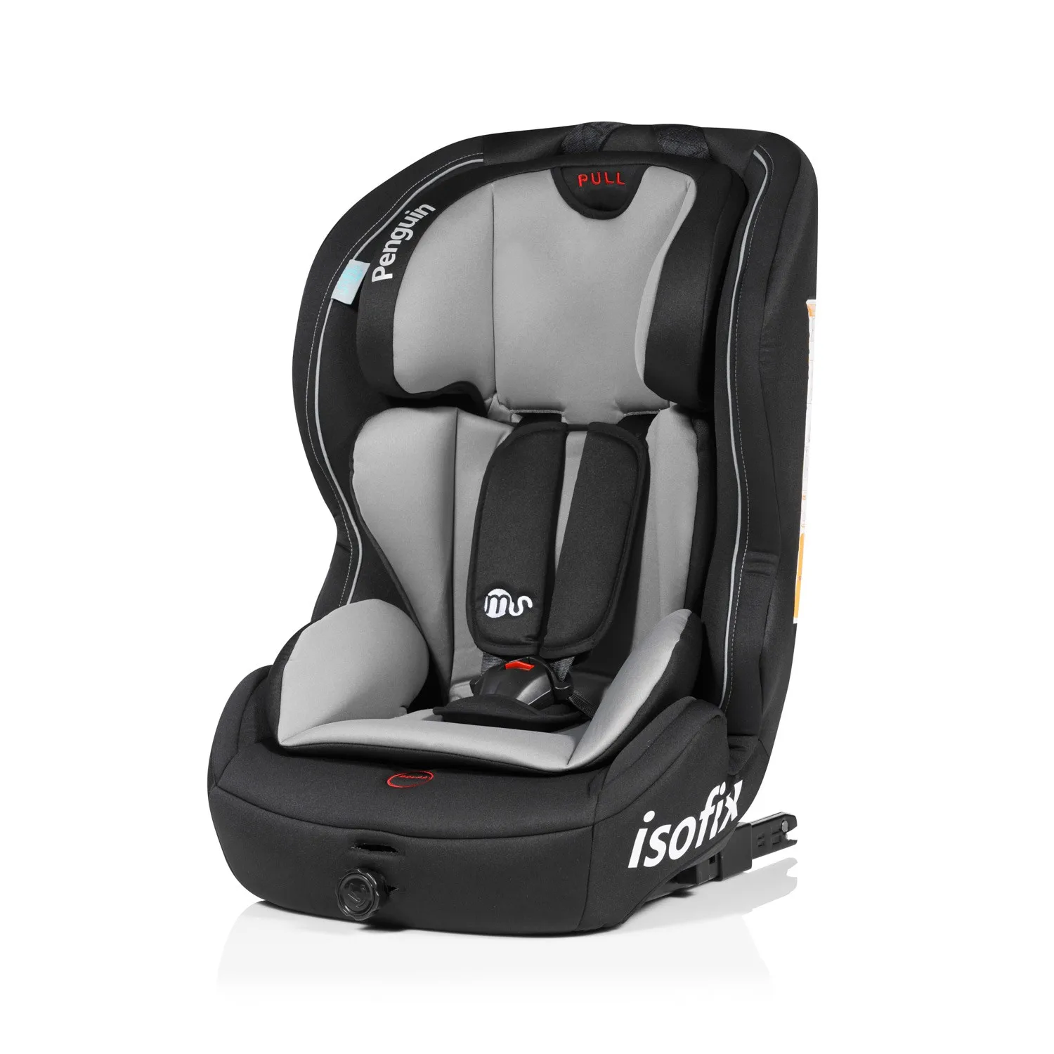 Silla de auto isofix Pepper grupo 1/2/3 - Negro/Gris