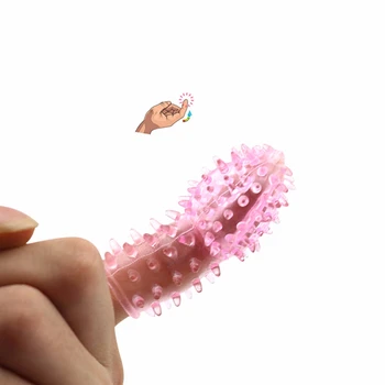 1/5 pcs Sex Finger Sleeve Clitoris Stimulator Flirting Vagina Dildo Massager Female Masturbation Sex Toys for Adult Erotic Toys 1