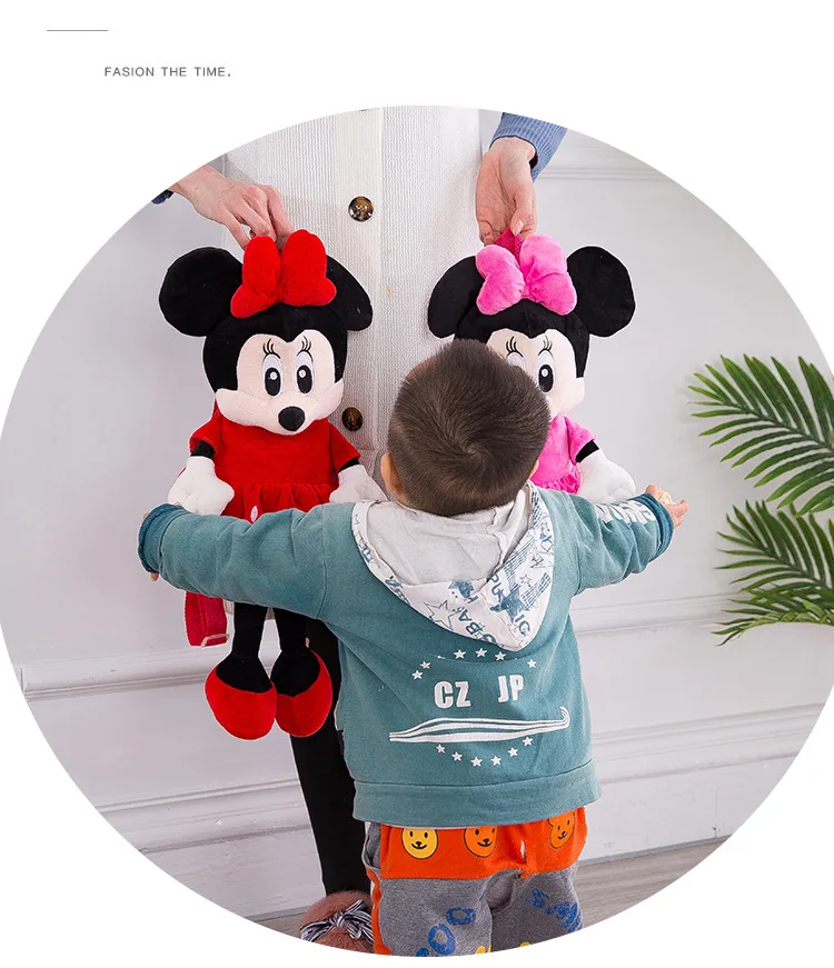 Disney Микки Маус мультфильм детская сумка для школа детский сад Детская сумка на плечо для мальчиков и девочек от 1 до 5 лет Большой рюкзак