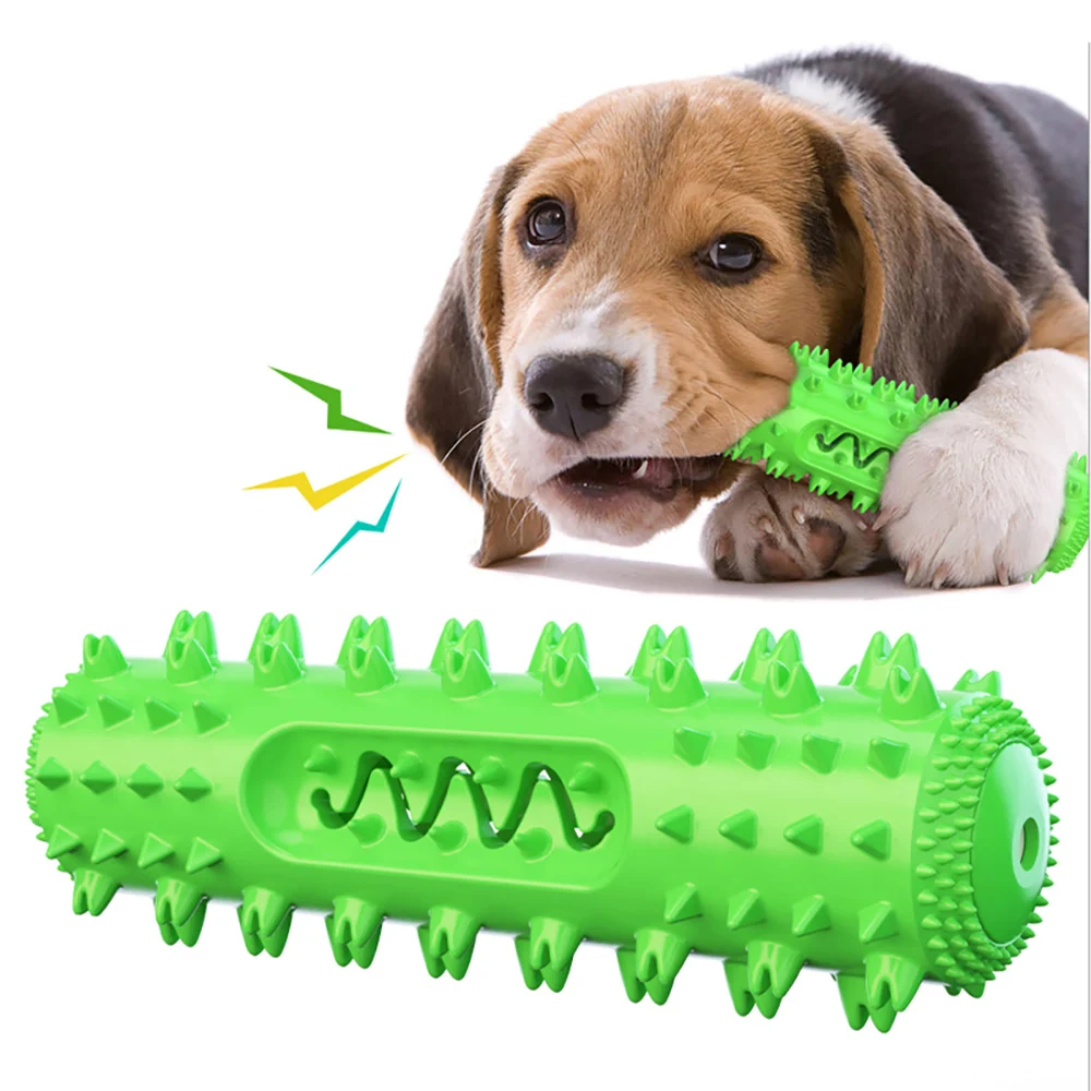 

Rubber Dog Chew Toys Dog Toothbrush Teeth Cleaning Toy Dog Pet Toothbrushes Brushing Stick Pet Dog Supplies Puppy Popular Toys