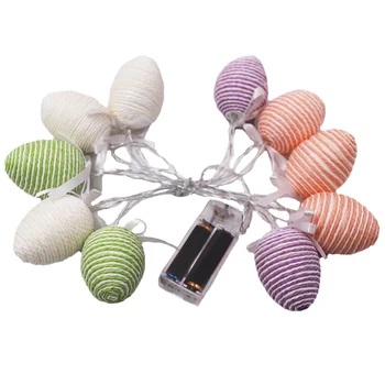

4.5M LED Light Easter Eggs Colorful Hanging Decoration String Home Party Decor