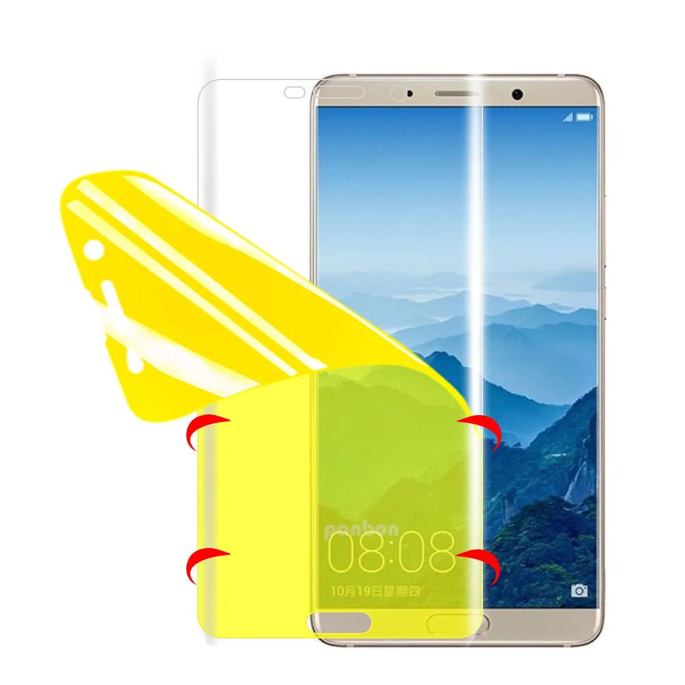 Мягкая нано-пленка для Huawei Mate 20 pro защита экрана на mate 9 10 lite/pro 20X P20 pro/lite полная