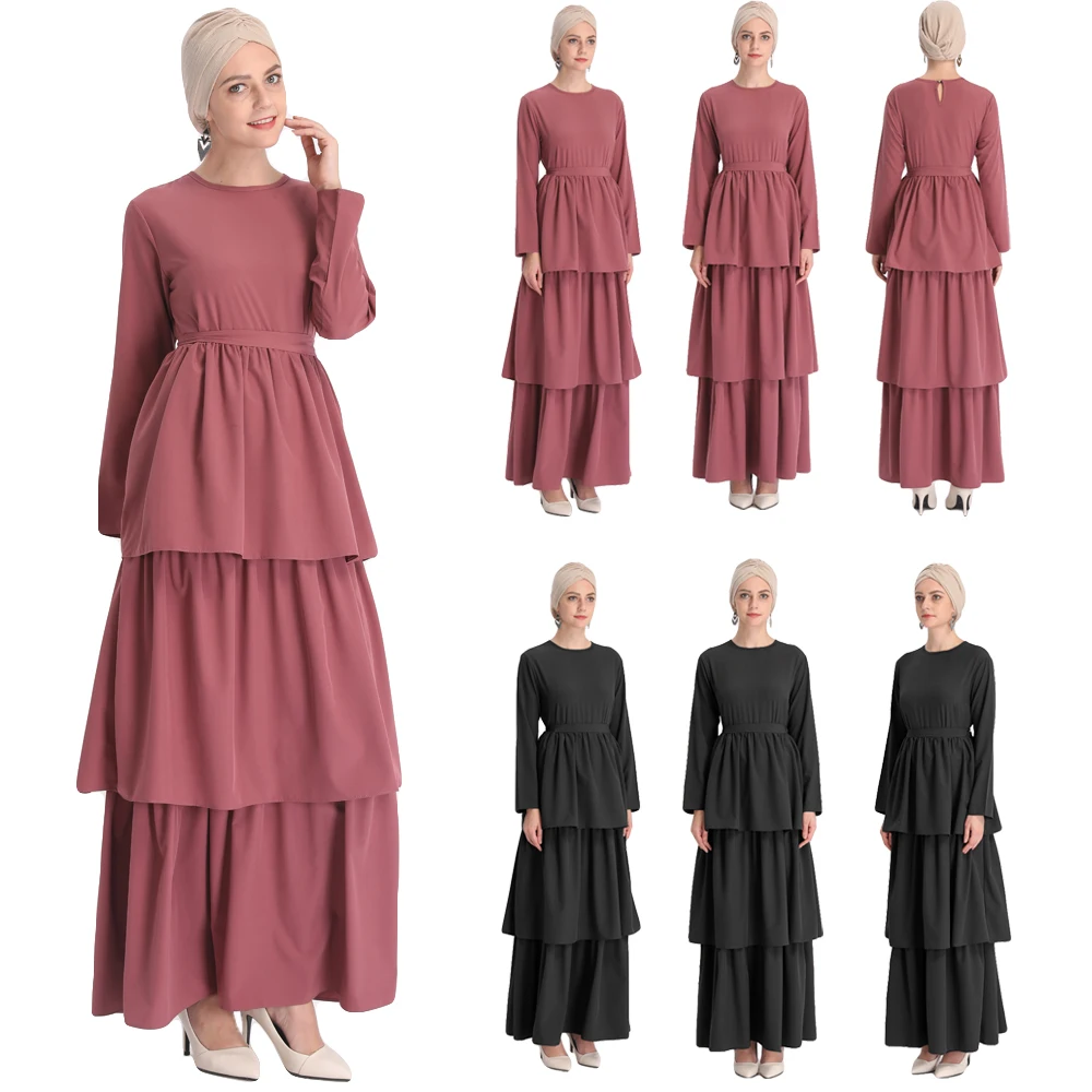 tiered layered dress