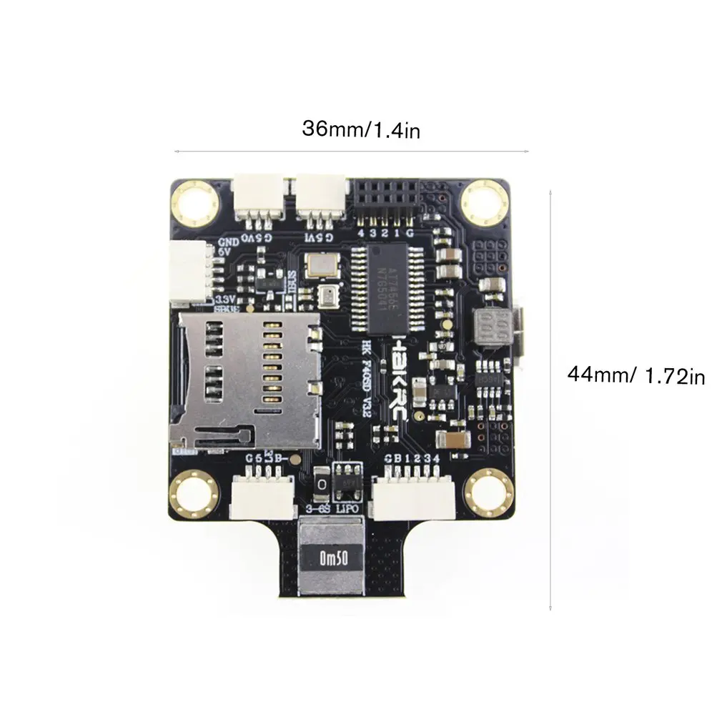 HAKRC PDB F4 Контроллер полета Betaflight OSD с 4 в 1 BLHeli 35A ESC для радиоуправляемого дрона FPV гоночные запчасти аксессуар