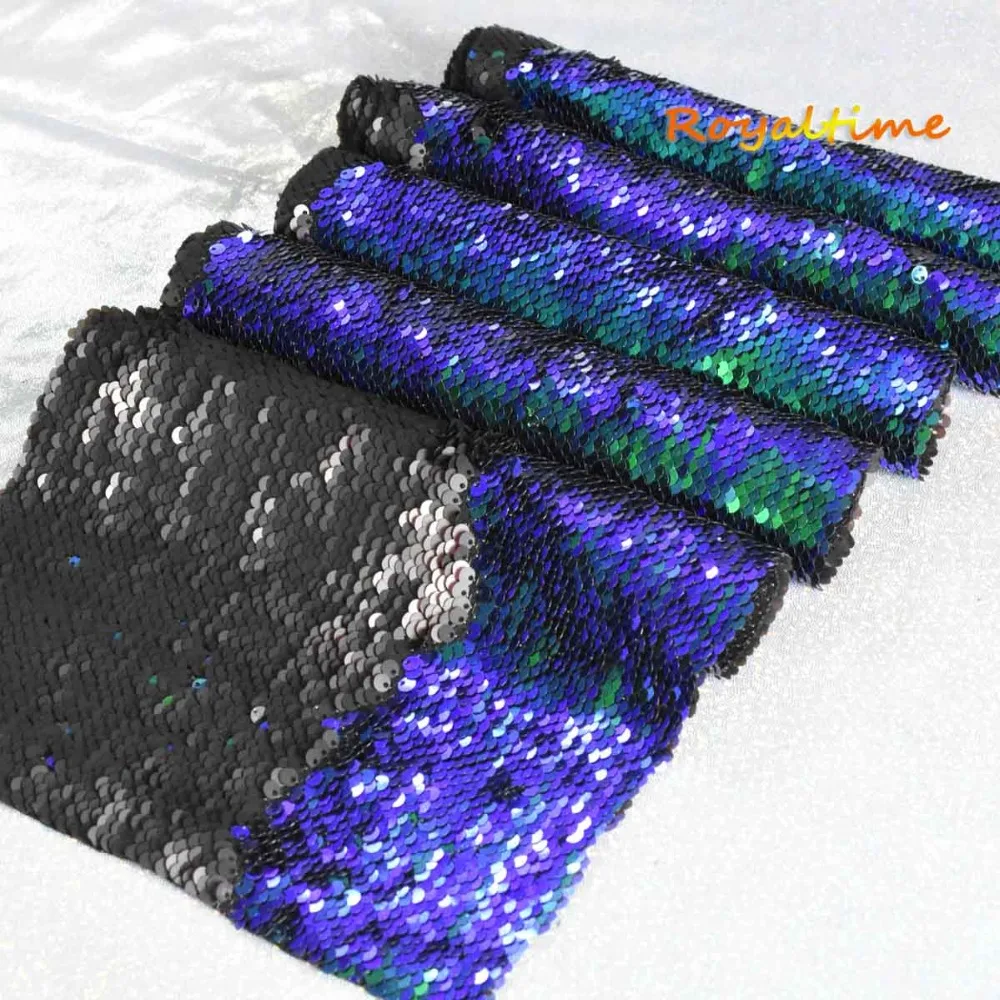 Green Black Sequin Patch 001
