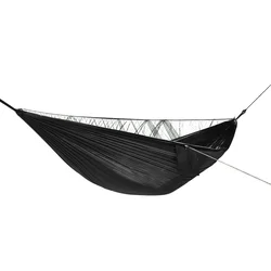 Hamac en moustiquaire élastique, hamac automatique à ouverture rapide, pour Camping en plein air, tissu en Nylon 210t 