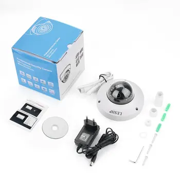 

LESHP HD 4.0MP POE IP Bullet Camera Outdoor Waterproof Security Camera Day/Night Vision Motion Detection Intelligent Alarm