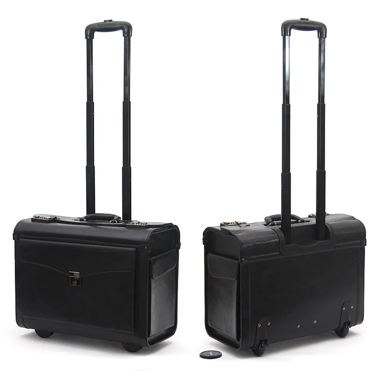 Carrylove 19″ Inch Pilot Black Travel Luggage Lawyer Suitcase Cabin