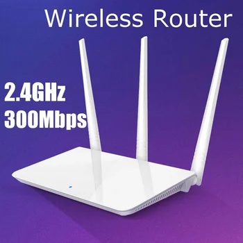 

3 x 5dBi Antennas 300Mbps 2.4GHZ High Speed Dual-Band Wireless Router Smart Wi-Fi Booster Repeater Networking for Home Office