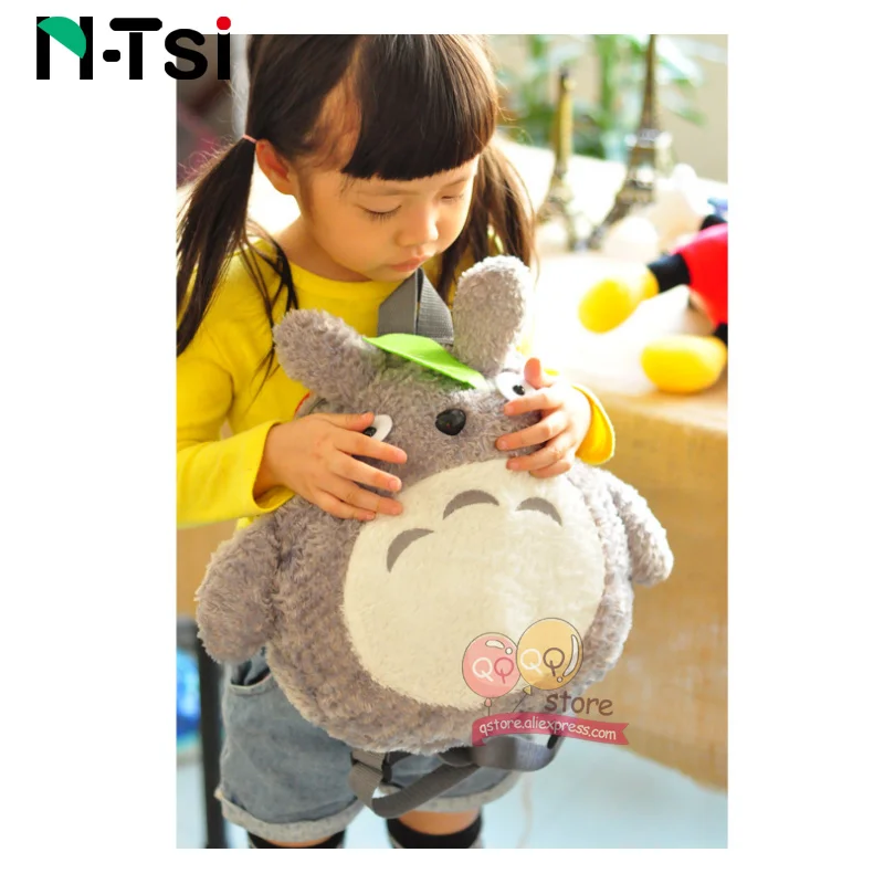  Totoro Plush Backpack For Kids Toddler New Cute Cartoon Stuffed Toy Kindergarten Children Outdoor S - 32922965202