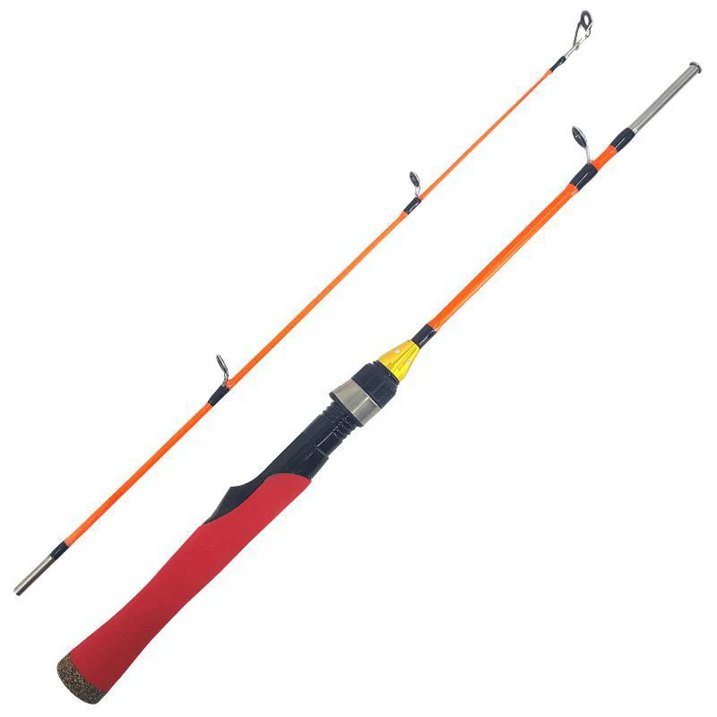 Winter Shrimp Ice Fishing Rod Pole 2 Sections FRP Fish 80Cm | Спорт и развлечения