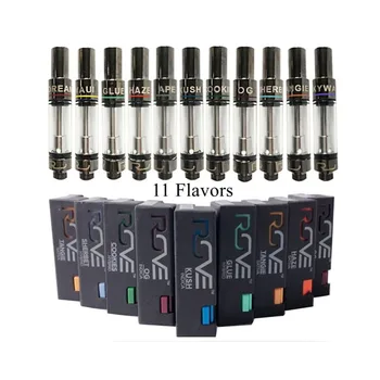 

100PCS/lot Vaporizer Rove Cartridges 0.8 Glass CBD Tank Ceramic Coil ROVE Carts Thick Oil 510 Thread Empty Vape Carts E Cigs