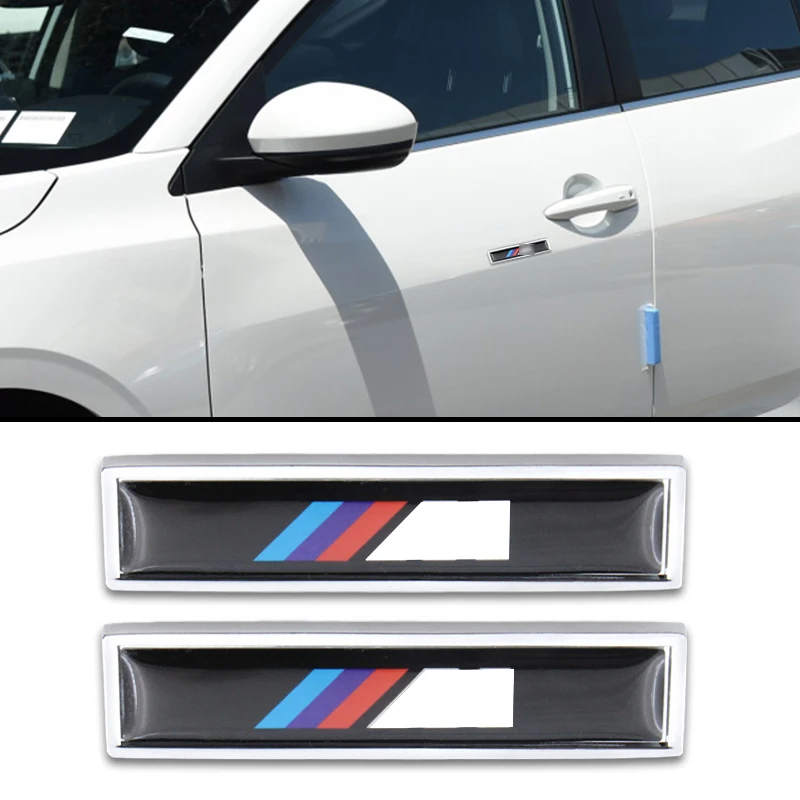 

2PCS BMWs M 1 3 4 5 6 7 E Z X M3 M5 M6 E39 E46 E30 E28 E91 E92 Car Metal Decorative Labeling Car Tail Sticker Auto Accessories
