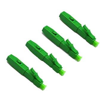 

10pcs FTTH LC APC Single mode fiber optic 2.0mm*3.0mm fast assembly LC APC connector adapter