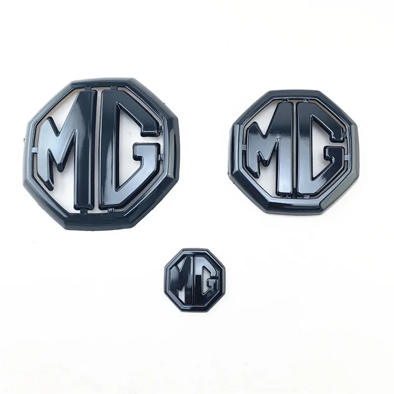3pcs/set For MG 6 Car Sticker Grille Rear Trunk Emblem Steering Wheel Badge Decal For MG 6 Logo Car