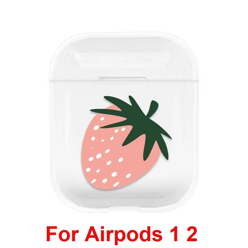 For Airpods 1 2 06 Прозрачные чехлы для наушников для Apple AirPods Pro, 3-е зарядное устройство, милый жесткий чехол из поликарбоната с кристаллами для Airpods 2nd 1, чехлы - Цвет: For Airpods 1 2 06