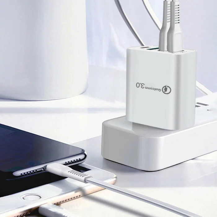 Горячая настенное зарядное устройство адаптер 4 порта Тип C USB зарядное устройство адаптер Быстрая зарядка для дома и офиса