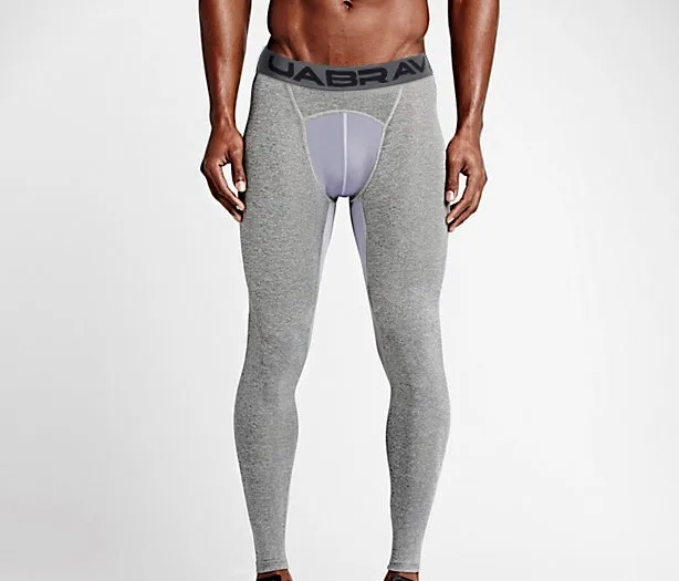 Mens Gym Fitness Leggings Casual Slim Tight Shaper Pants Men Solid Jogger Running Quick Dry Pants Men Gym Sportwears