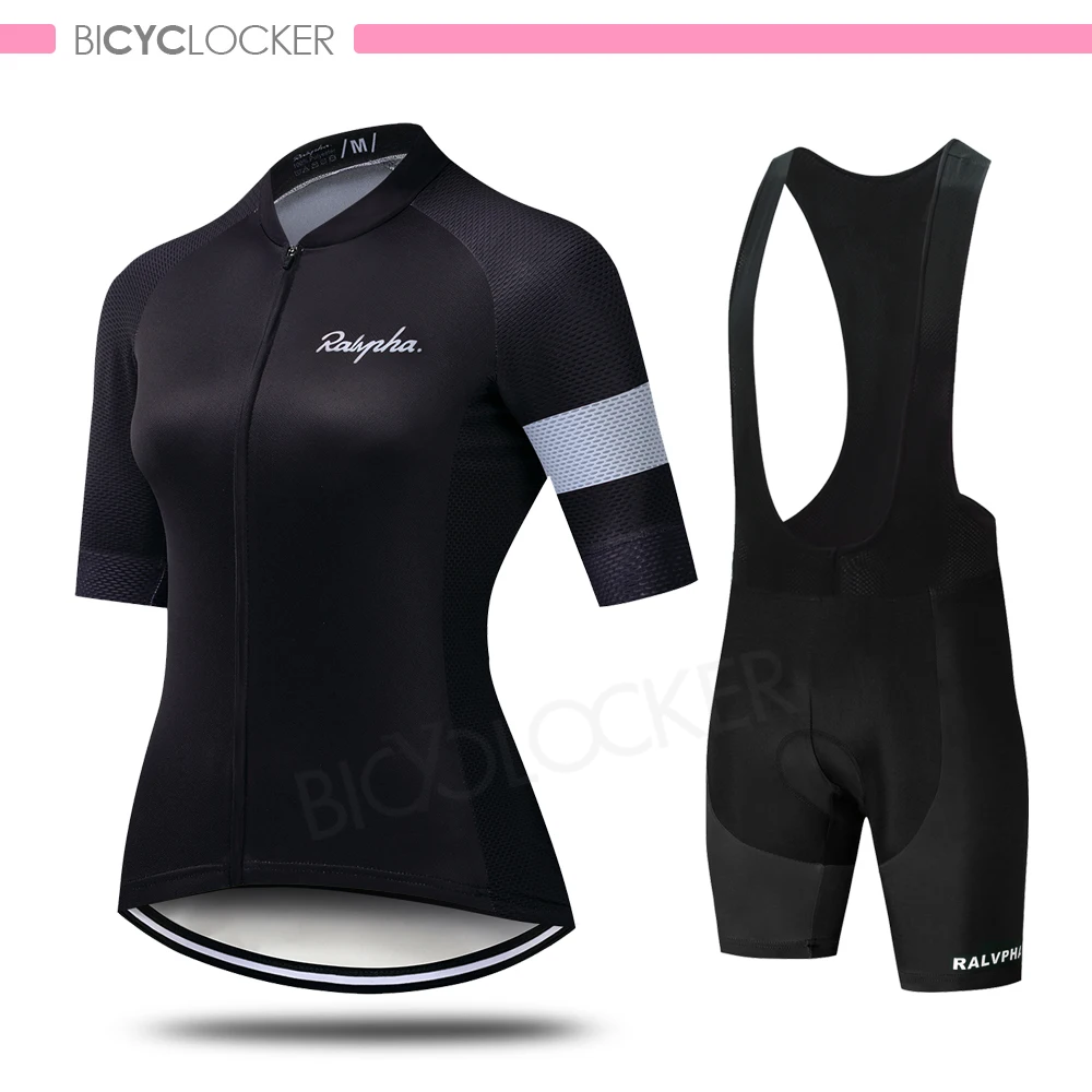 Bib Cycling Set Женская одежда для велоспорта, набор Джерси для велоспорта, Ropa Ciclismo Mujer, короткий рукав, женская летняя одежда для горного велосипеда, одежда для велоспорта, гелевая подкладка - Цвет: Bib Cycling Set