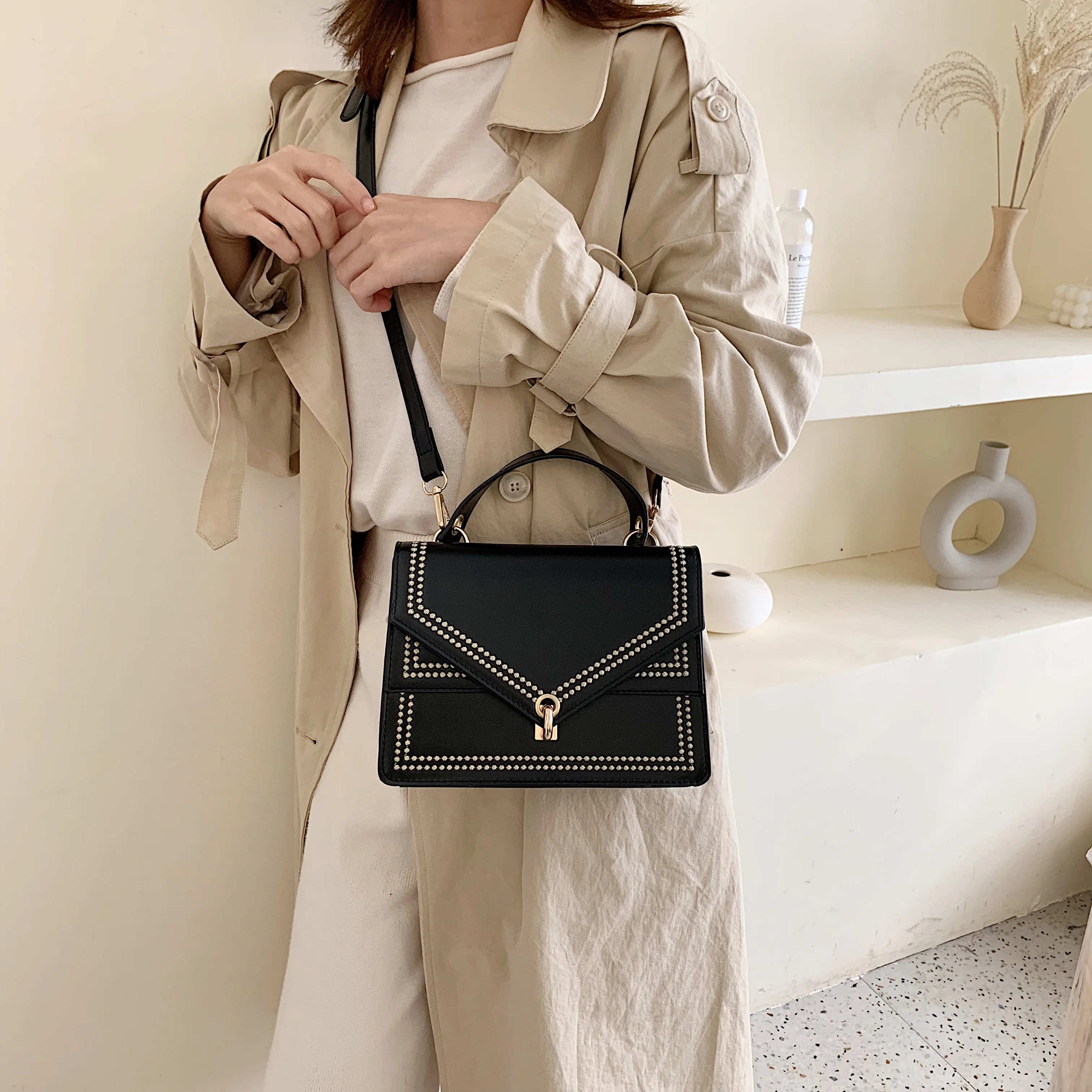  Small PU Leather Crossbody Bags For Women 2019 Embroidery Designer Shoulder Messenger Bag Female Tr - 4000220788705