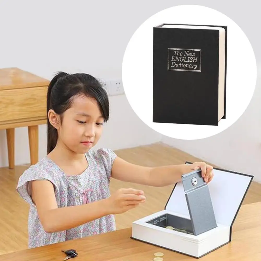 1PC Storage Safe Box Dictionary Book Bank Money Cash Jewellery Hidden Secret Security Locker With Key Lock Drop Shipping 1PC Storage Safe Box Dictionary Book Bank Money Cash Jewellery Hidden Secret Security Locker With Key Lock Drop Shipping