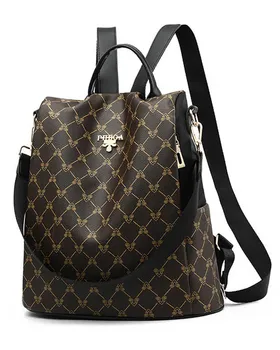 

Vintage Women Backpack PU Leather Retro Female Schoolbags Teenage Girl Travel Books Bag Rucksack Shoulder Bags