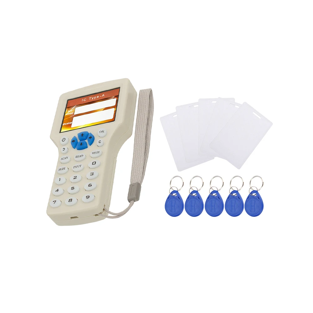  NFC Smart 10 frecuencia RFID copiadora/escritor/lectores/duplicador 125KHz 1356 MHz USB programador