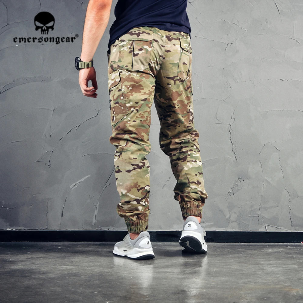 Брюки Emersongear мужские спортивные штаны Camoflage модные тактические брюки с ремешком