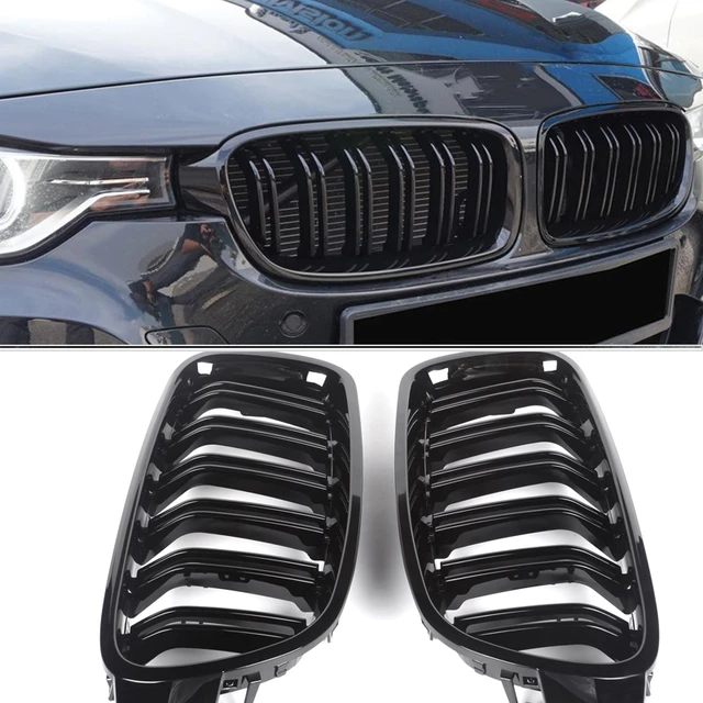 Glänzend schwarz auto vorne sport grill nieren gitter grill für bmw 3er f30  f31 f35 320i 320d 325i 2013 2014 2015 2016-2019 - AliExpress