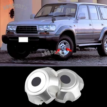 Аксессуары для стайлинга автомобилей ABS крышка ступицы колеса крышка центра подходит для Toyota Land Cruiser LC80 FZJ80 1992-1997