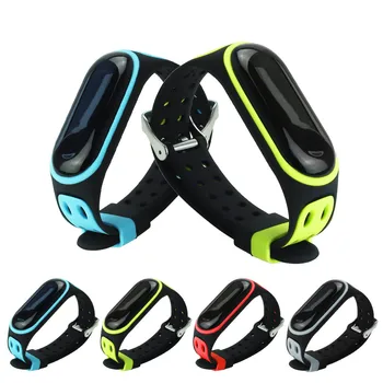 

Mi Band 3 4 strap sport Silicone watch wrist Bracelet miband3 strap accessories bracelet smart for Xiaomi mi band 3 4 strap