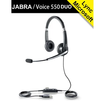 

Original J-abra UC VOICE 550 MS Duo Lync Optimized Corded Headset for Softphone