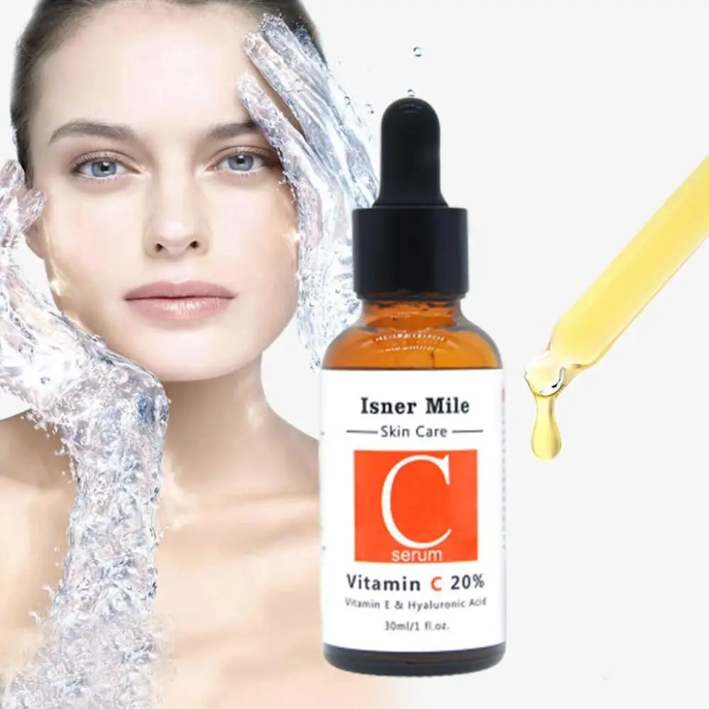 NEW Vitamin C 20% Serum Hyaluronic Acid Retinol Isner Mile 30ml V 2.5% Face Serum Anti Wrinkle Whitening Moisturizing Skin Care NEW Vitamin C 20% Serum Hyaluronic Acid Retinol Isner Mile 30ml V 2.5% Face Serum Anti Wrinkle Whitening Moisturizing Skin Care