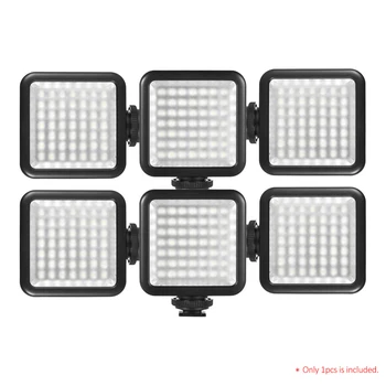 

Mini Camera LED Panel Light for Canon Nikon Sony A7 DSLR Dimmable Camcorder Video Lighting 6000K Photography Lighting