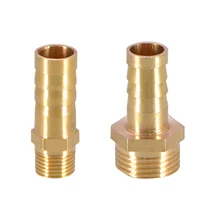 

1Pcs Brass Pipe Fitting 4mm-50mm Hose Barb Tail 1/8" 1/4" 3/8" 1/2" 3/4" 1" to 2" BSP Male Connector Joint Coupler Adapter